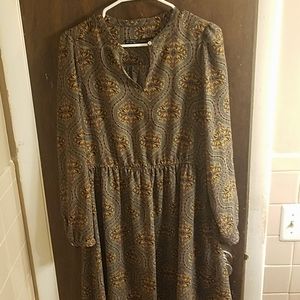 Zara vneck tunic dress